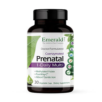 Emerald Labs Prenatal 1-Daily Multi - Prenatal Multivitamin with Methylated Folate Emerald Labs