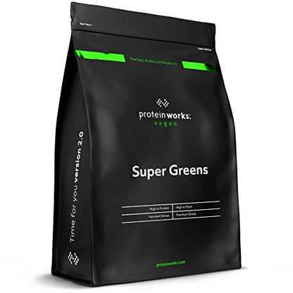 Protein Works Super Greens Powder | Nutrient Dense Detox Shake | Supports Immune System Protein Works