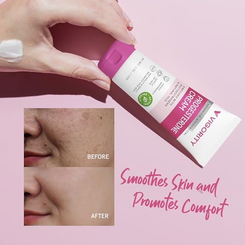 Progesterone Cream for Women Menopause Relief: Natural Bioidentical Progesterone Cream Vigority