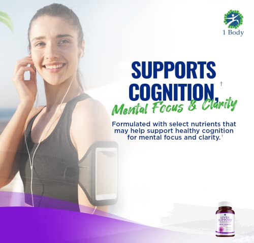 1 Body Liver Support: Twin Pack - 60 Capsules Each - Milk Thistle 1 Body