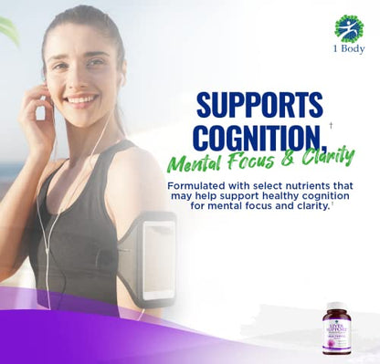 1 Body Liver Support: Twin Pack - 60 Capsules Each - Milk Thistle 1 Body