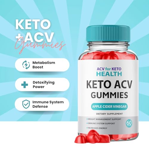 (3 Pack) ACV for Keto Health - Premium Apple Cider Vinegar Gummies – Natural Detox Hidden Elixir