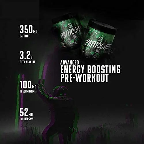 Pathogen Pre Workout - Energy Boosting Preworkout Powder, Energy Inducing Stimulants Outbreak