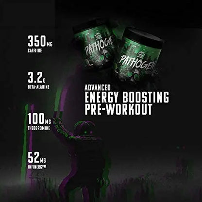 Pathogen Pre Workout - Energy Boosting Preworkout Powder, Energy Inducing Stimulants Outbreak