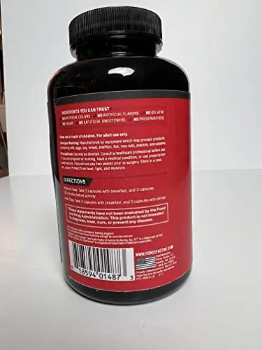 FORCE FACTOR Test X180 Alpha Max, 2-Pack, Total Testosterone and Nitric Oxide Booster Force Factor