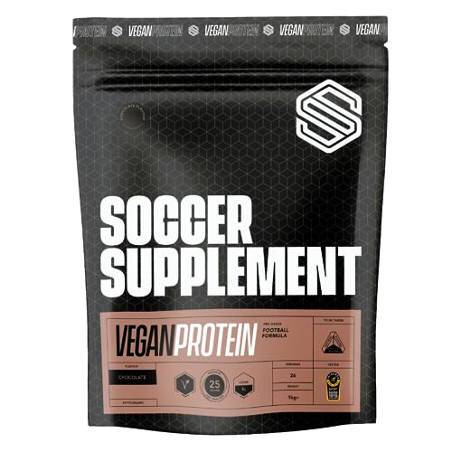 Soccer Supplement Vegan Protein Powder - 25g's of Protein per Serving, Chocolate Flavour SOCCER SUPPLEMENT