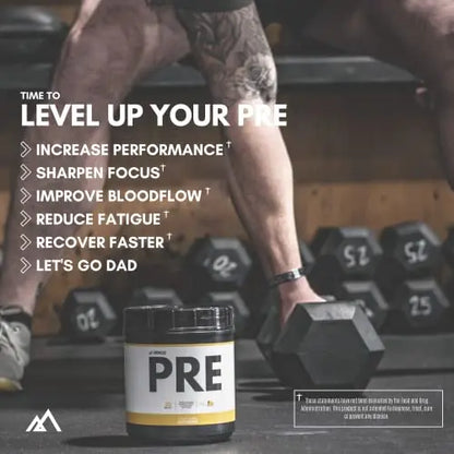 TEDCo Pre Workout Powder - All Natural Preworkout for Men, Zero Artificial Sweeteners TEDCo