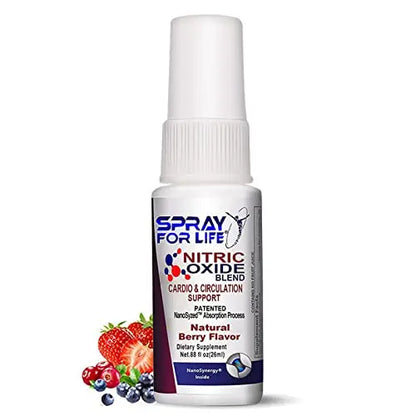 Spray For Life Nitric Oxide Blend Spray Supplements, Sublingual Nitric Booster Support Spray For Life
