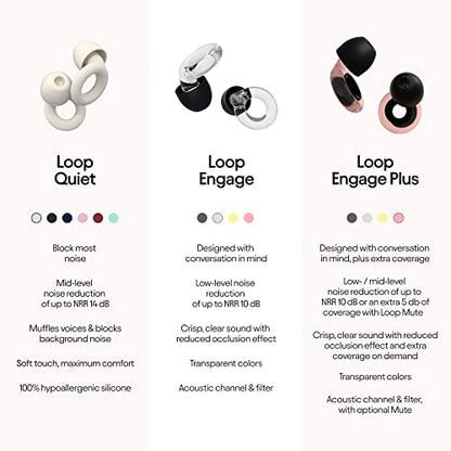 Loop Engage Earplugs for Conversation – Low-Level Noise Reduction LoopBuy Supplements Australia