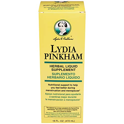 Lydia Pinkham Liquid Herbal Supplement for Menstruation and Menopause Support, 16 Ounce Lydia Pinkham
