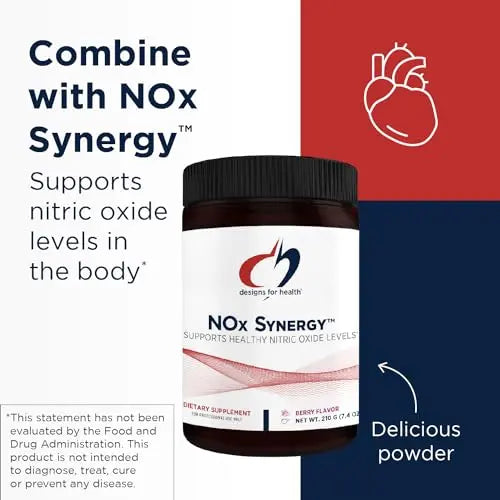 Designs for Health Nitric Oxide Test Strips Saliva Test - Results in Just 10 Seconds Designs for Health