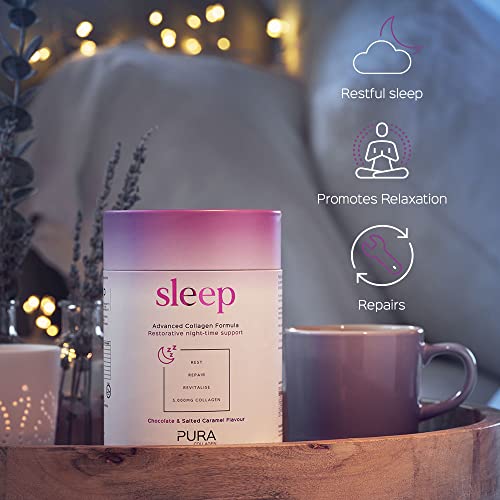 Pura Collagen Powdered Double Chocolate and Salted Caramel Supplement Pura CollagenBuy Supplements Australia