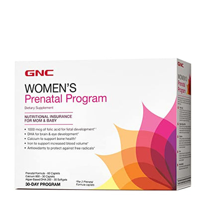 GNC Women's Prenatal Program | Daily Supplement System | Supports Healthy Development GNC