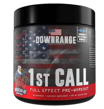DownRange Supplements 1st Call Pre Workout Powder, Preworkout for Men and Women DownRange Supplements
