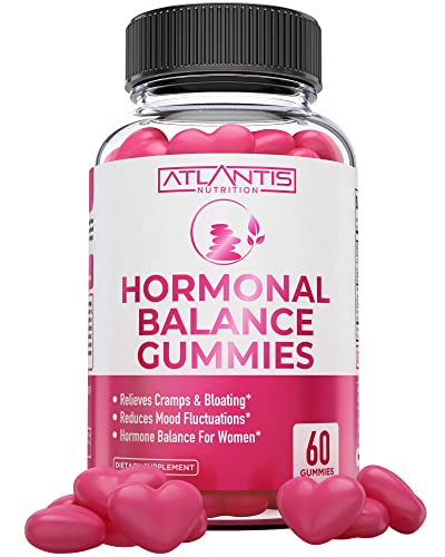 Hormonal Balance For Women & PMS Relief Gummies - Alleviates Cramps, Bloating, Mood Swings Atlantis Nutrition