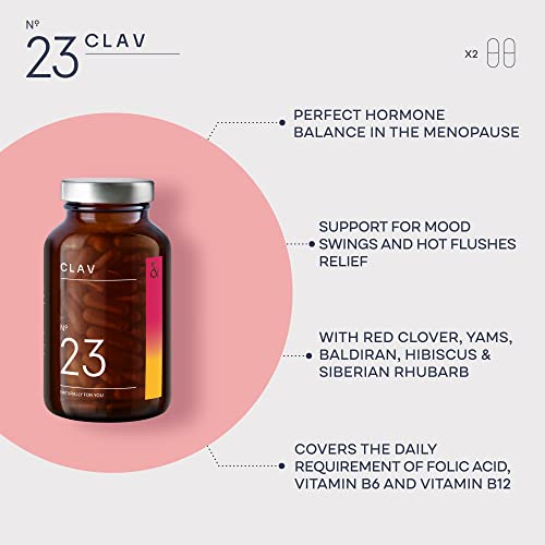 CLAV Meno Balance - Menopause Support - with Wild yam Root, Red Clover, Siberian Rhubarb CLAV