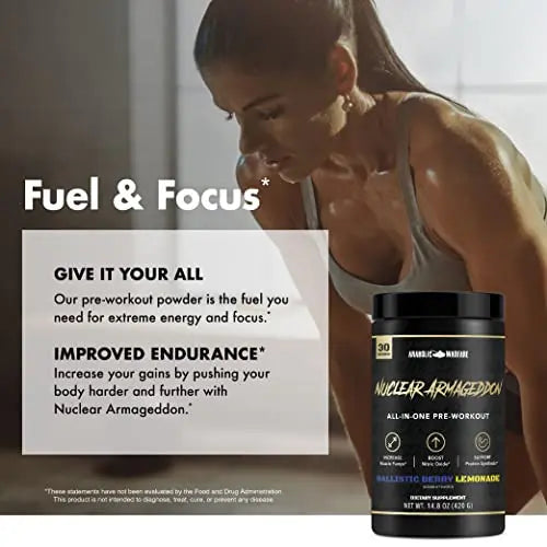 Anabolic Warfare Nuclear Armageddon Pre Workout Powder Pre-Workout for Men Anabolic Warfare