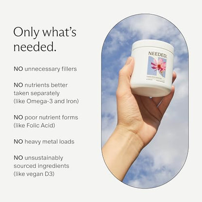 Needed. Multivitamin for Prenatal | Prenatal Multi Essentials Capsule- Pregnancy, Breastfeeding Needed.