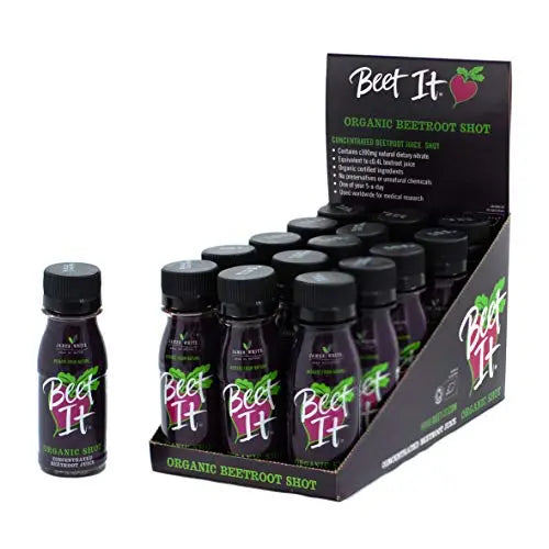 BEET IT Circulation - Organic Beet juice shots - Concentrated Non GMO Beet shots BEET IT
