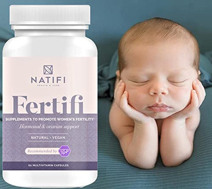 Natifi Conception Fertility Prenatal Vitamins Regulate Cycles, Balance Hormones, Aid Ovulation Natifi