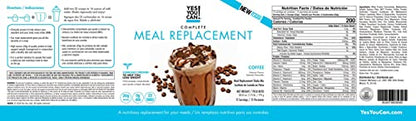 Yes You Can! Complete Meal Replacement - 15 Servings, 20g of Protein, 0g Added Sugars Yes You Can!