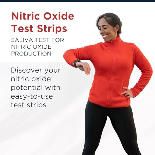 Designs for Health Nitric Oxide Test Strips Saliva Test - Results in Just 10 Seconds Designs for Health