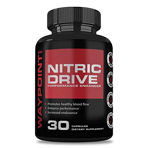 Advanced Nitric Oxide Supplement for Men- 342% Nitric Oxide Booster – Includes L Arginine WAYPOINT HEALTH