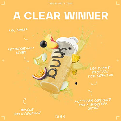 Bulk Clear Vegan Protein, Protein Powder Shake, Tropical, 300 g Bulk