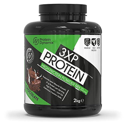 Protein Dynamix 3XP Protein Blend 2KG Chocolate Flavour Protein Dynamix