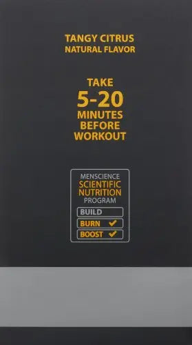 MenScience Androceuticals Pre-Workout Training Booster Formula, 0.4 oz MenScience