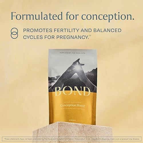 BOND Conception Boost: Fertility Supplements for Women for Ovulation, Egg Quality, and Fertility BOND