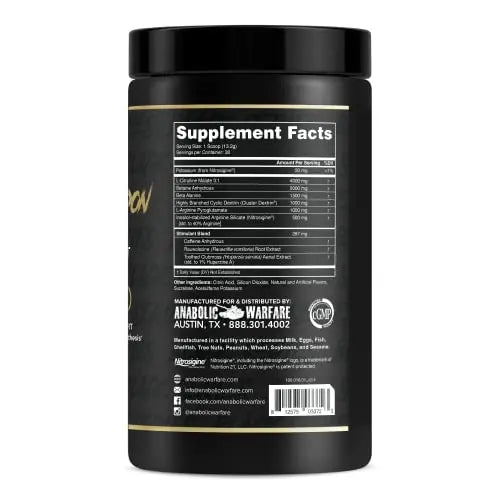 Anabolic Warfare Nuclear Armageddon Pre Workout Powder Pre-Workout for Men Anabolic Warfare