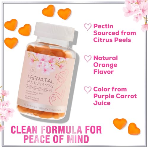 Hello Lovely! Prenatal Gummy Vitamins w/Folic Acid & DHA, Womens Prenatal Multivitamin Hello Lovely!