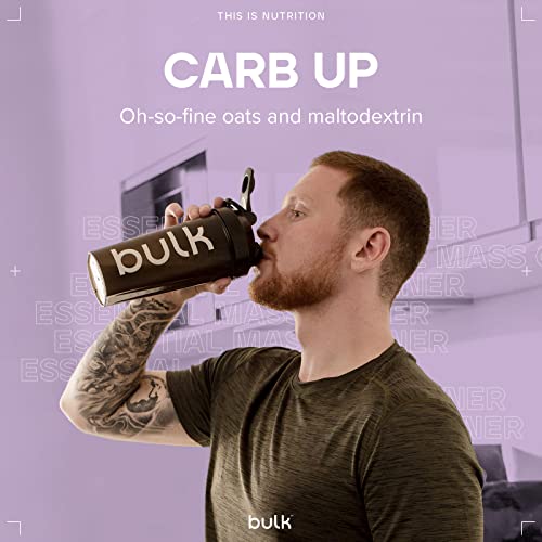 Bulk Essential Mass Gainer, Protein Shake for Weight Gain, Vanilla, 2.5 kg Bulk