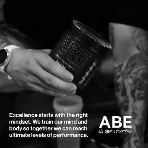 ABE Pre Workout Powder - All Black Everything Pre Workout Energy Drink with Citrulline ABE all black everything