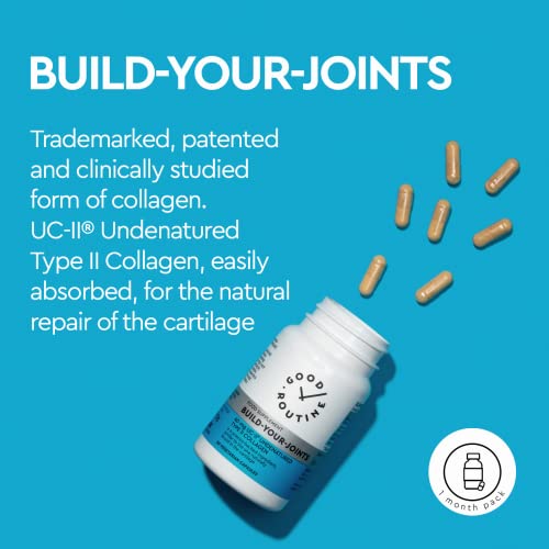 Build-Your-Joints (30 Vegetarian Capsules) - Knee Pain, Joint Pain, Pills, Treatment for Joints, Collagen,Repair GOOD ROUTINEBuy Supplements Australia