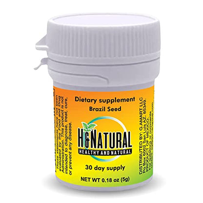 H&Natural Brazil Seed Dietary Supplement 30 Pieces