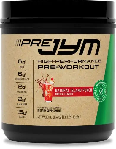 JYM Supplement Science Pre JYM Pre Workout Powder - BCAAs, Creatine HCI, Citrulline JYM Supplement Science