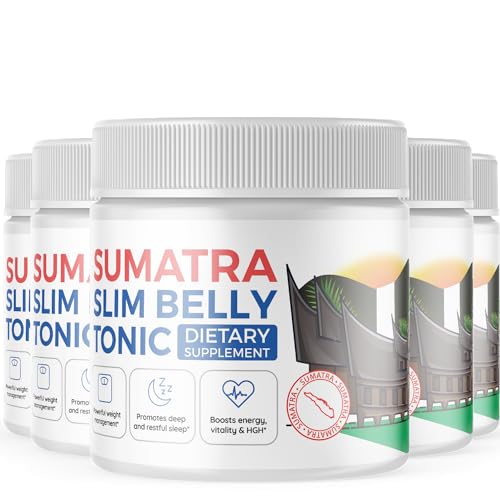(5 Pack) Sumatra Slim Belly Tonic, Sumatra Slim Belly Tonic Powder Supplement S.O Labs