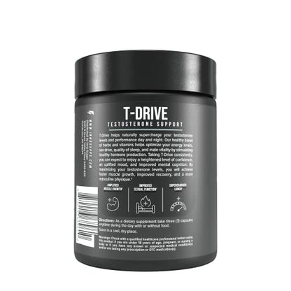 InnoSupps : T-Drive | Testosterone Booster | Amplify Muscle Growth | KSM-66 Ashwagand InnoSuppsBuy Supplements Australia