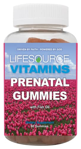LifeSource Vitamins Prenatal Multi-Vitamins & Minerals with DHA - Omega 3 / Proprietary Formula LifeSourceVitamins