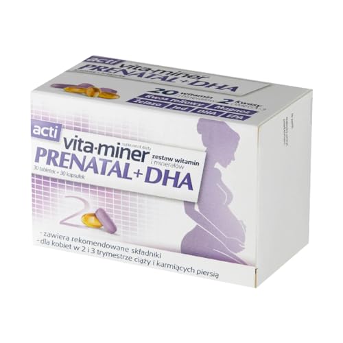 Vita-Miner Prenatal + DHA 30 Tablets + 30 Capsules My Store