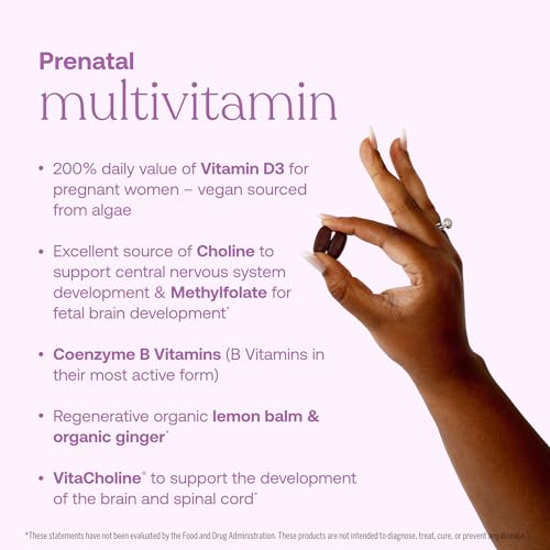 True Grace Prenatal Multivitamin - 60 Vegan Tablets - Supports a Healthy Mom & Baby True Grace