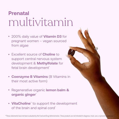 True Grace Prenatal Multivitamin - 60 Vegan Tablets - Supports a Healthy Mom & Baby True Grace