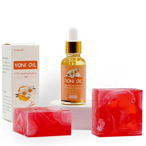 Yoni Soap Bar Yoni Oil Set Of 3, Vaginal Wash Eliminates Odor Ph Balance for Women, Feminine Wash tovaginsh