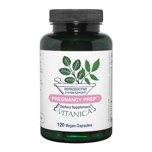 Vitanica Pregnancy Prep, Reproductive System Support, Vegan, 120 Capsules Vitanica
