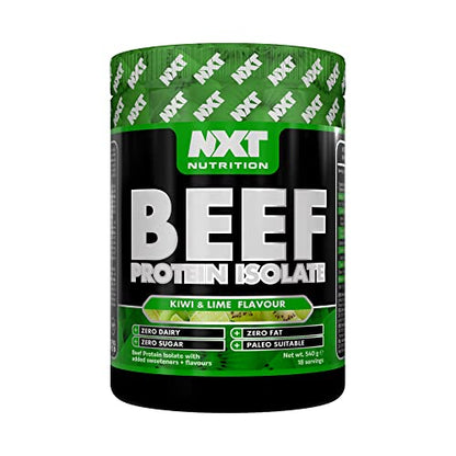 NXT Beef Protein Isolate 540g - High Protein Powder in Natural Amino Acids - Paleo, Keto Friendly NXT Nutrition