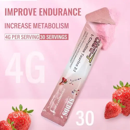 SEDDS L-Citrulline Taurine 2:1, Strawberry-Flavored L Citrulline Powder Citrulline Supplements SEDDS