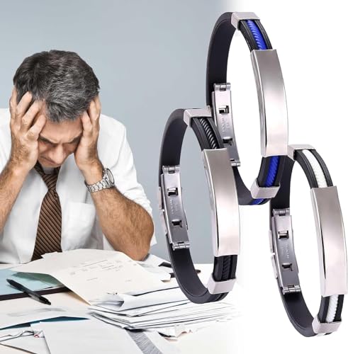 3pcs Oveallgo Titanium Wristband Pro, Sugarfirm Titanium Wristband, New Version Oveallgo WEISPO