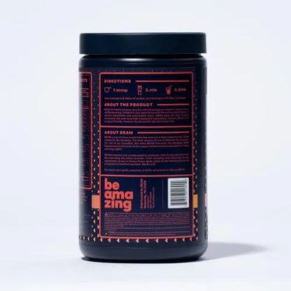BEAM Be Amazing Vegan Stim Free Pre-Workout Powder | Energy Booster Powdered Drink BEAM